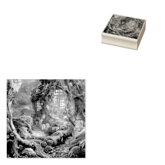 Fairyland Forest Graphic Rubberstempel (Gestempeld)