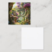 Fairyland Forest Graphic Vierkante Visitekaartje (Voorkant / Achterkant)