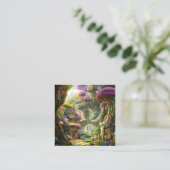 Fairyland Forest Graphic Vierkante Visitekaartje (Staand voorkant)