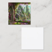 Fairyland Forest Graphic Vierkante Visitekaartje (Voorkant / Achterkant)