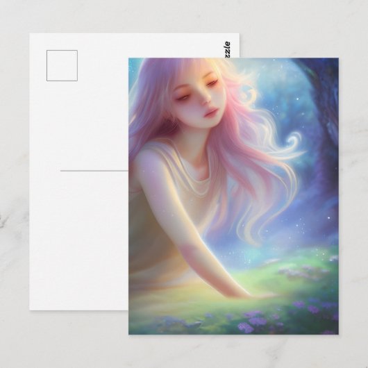 Fairyland Magic Graphic Briefkaart (Voorkant / Achterkant)