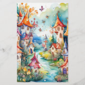 Fairyland magisch kasteel briefpapier (Voorkant)