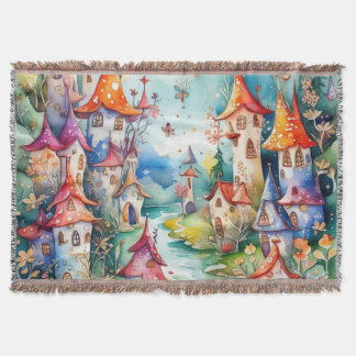 Fairyland magisch kasteel deken