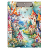 Fairyland magisch kasteel klembord (Voorkant)
