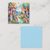 Fairyland magisch kasteel notitiekaartje (Voorkant / Achterkant)