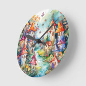 Fairyland magisch kasteel ronde klok (Hoek)