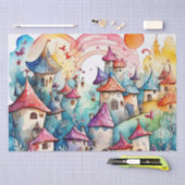 Fairyland magisch kasteel tissuepapier (Craft)