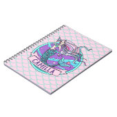 Fairyland Mermaid | Cute Dainty Pink op maat Notitieboek (Linkerzijde)