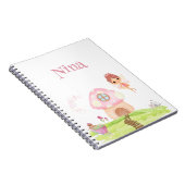 Fairyland & Mushroom Garden Enchanted gepersonalis Notitieboek (Rechterzijde)