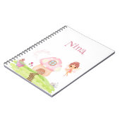 Fairyland & Mushroom Garden Enchanted gepersonalis Notitieboek (Linkerzijde)