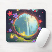 Fairyland Waterfall Mouse Pad Muismat (Met muis)