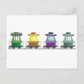 Fairyland's Jolly Trolly in Oakland Feestdagenkaart (Voorkant)