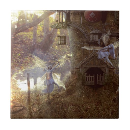 Fairys day off tegeltje (Voorkant)
