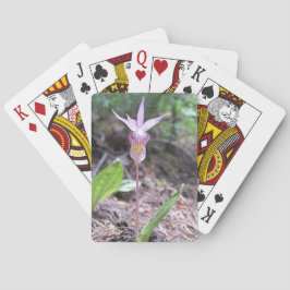 Fairyslipper Orchid Flower Pokerkaarten