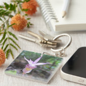 Fairyslipper Orchid Flower Sleutelhanger (Voorkant Rechts)