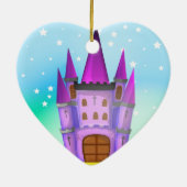 Fairytail Castle cartoon Keramisch Ornament (Achterkant)