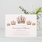 Fairytail prinses verjaardagsfeest kaart (Staand voorkant)