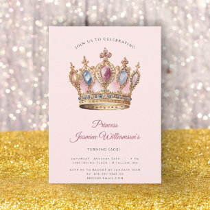 Fairytail prinses verjaardagsfeest kaart