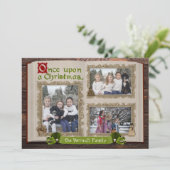 Fairytail Story Book Photo-kerstkaart Kaart (Staand voorkant)