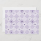 Fairytale Alice in Wonderland Belangrijke Datum Fo Save The Date (Achterkant)