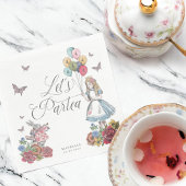 Fairytale Alice in Wonderland: Birthday Tea Party Servet