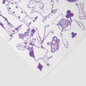 Fairytale Alice in Wonderland Pattern Decoupage Tissuepapier (Detail)