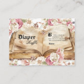 Fairytale Baby Shower Diaper Raffle Informatiekaartje (Voorkant)