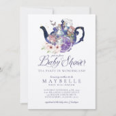 Fairytale Baby shower Tea Party in Wonderland Kaart (Voorkant)