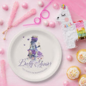 Fairytale Baby shower Tea Party in Wonderland Papieren Bordje (Feest)