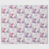 Fairytale Books and Magical Creatures White Cadeaupapier (Vlak)