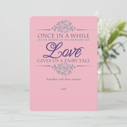 Fairytale bruiloft (Staand voorkant)