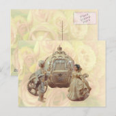 Fairytale bruiloft briefkaart (Voorkant / Achterkant)