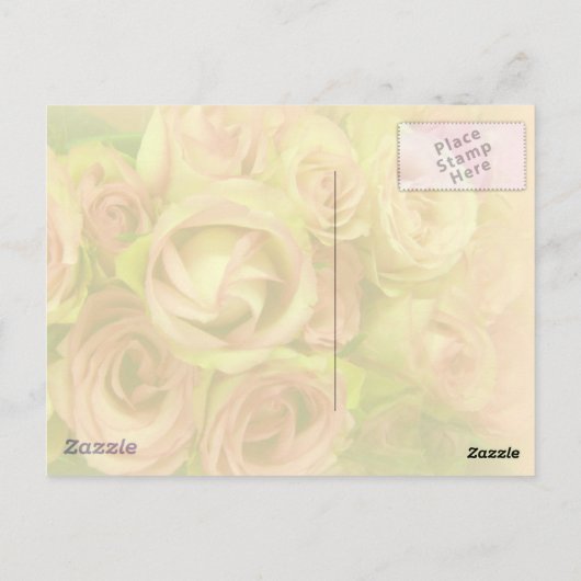 Fairytale bruiloft briefkaart (Achterkant)