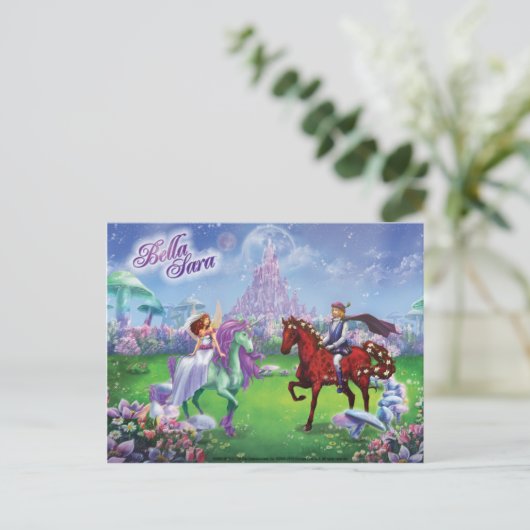 Fairytale bruiloft briefkaart (Staand voorkant)