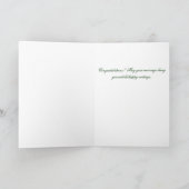 Fairytale bruiloft kaart (Binnen)