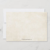 Fairytale bruiloft Sparen de Datum Save The Date (Achterkant)