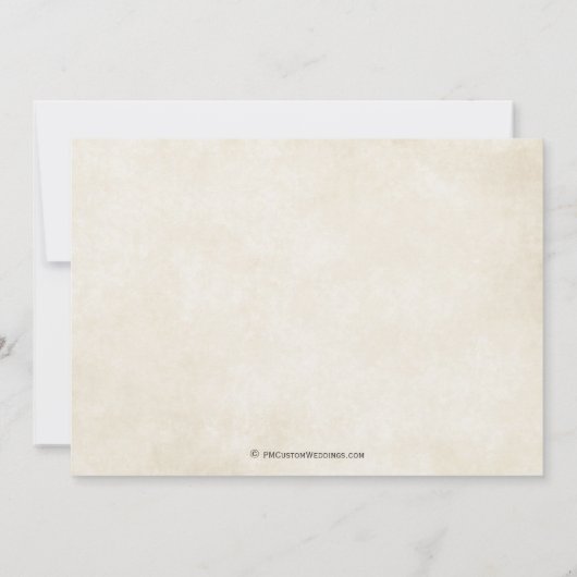 Fairytale bruiloft Sparen de Datum Save The Date (Achterkant)