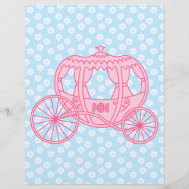 Fairytale Carriage Design in Pink and Blue.