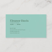 Fairytale Castle and Rose Floral Valley Enchanted Visitekaartje (Achterkant)