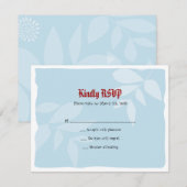 Fairytale Castle Bat Mitzvah Invitation Reply Kaar Kaart (Voorkant / Achterkant)