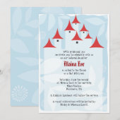 Fairytale Castle Bat Mitzvah Uitnodiging (Voorkant / Achterkant)