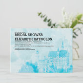 Fairytale Castle Bridal Shower Invitations Kaart (Staand voorkant)