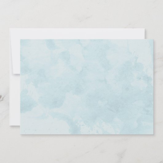 Fairytale Castle Bridal Shower Invitations Kaart (Achterkant)