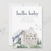 Fairytale Castle Fantasy Baby shower Uitnodiging (Voorkant)