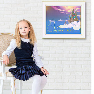 Fairytale Castle Folie Afdrukken