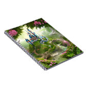 Fairytale Castle Illustration Girl Terug naar scho Notitieboek (Rechterzijde)