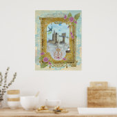 Fairytale Castle in The Mists, Paulette Kinney ... Poster (Keuken)