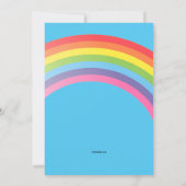 Fairytale Castle Invitation Kaart (Achterkant)