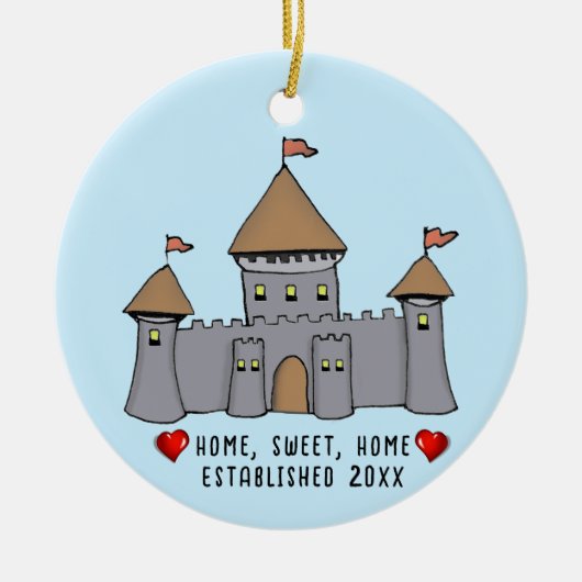 Fairytale Castle Keramisch Ornament (Voorkant)