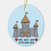 Fairytale Castle Keramisch Ornament (Links)
